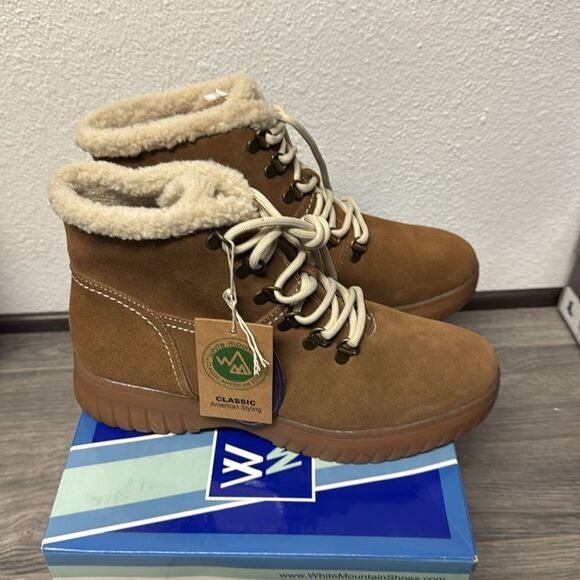 WHITE MOUNTAIN Womens Glory Lace-up Boots - Picture 5 of 6